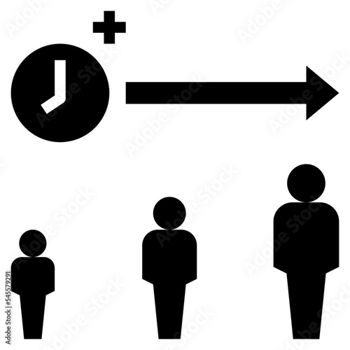age glyph style icon