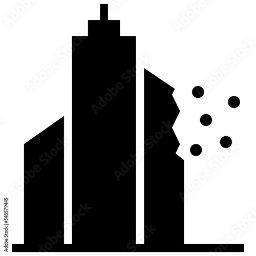 bankrupt glyph style icon