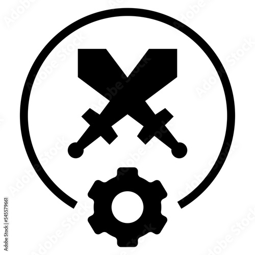 competition glyph style icon