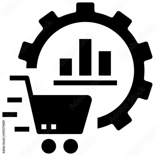 consumption glyph style icon