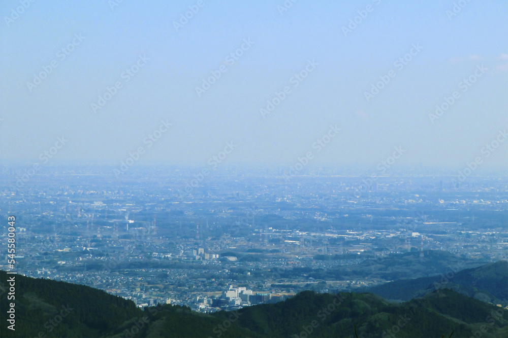 野末張（Nosubari）見晴台からの景色／日本埼玉県入間郡越生町