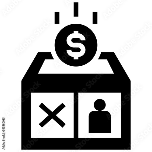 election glyph style icon