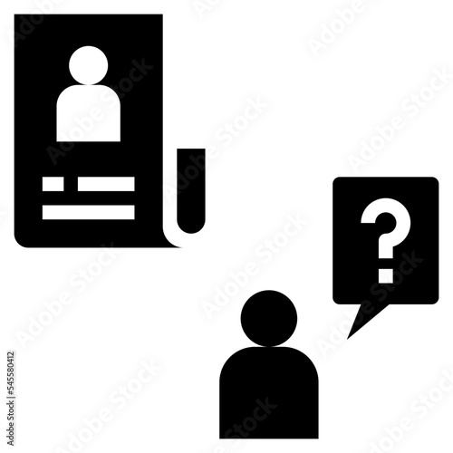 impersonate glyph style icon