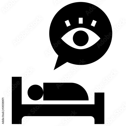 insomnia glyph style icon