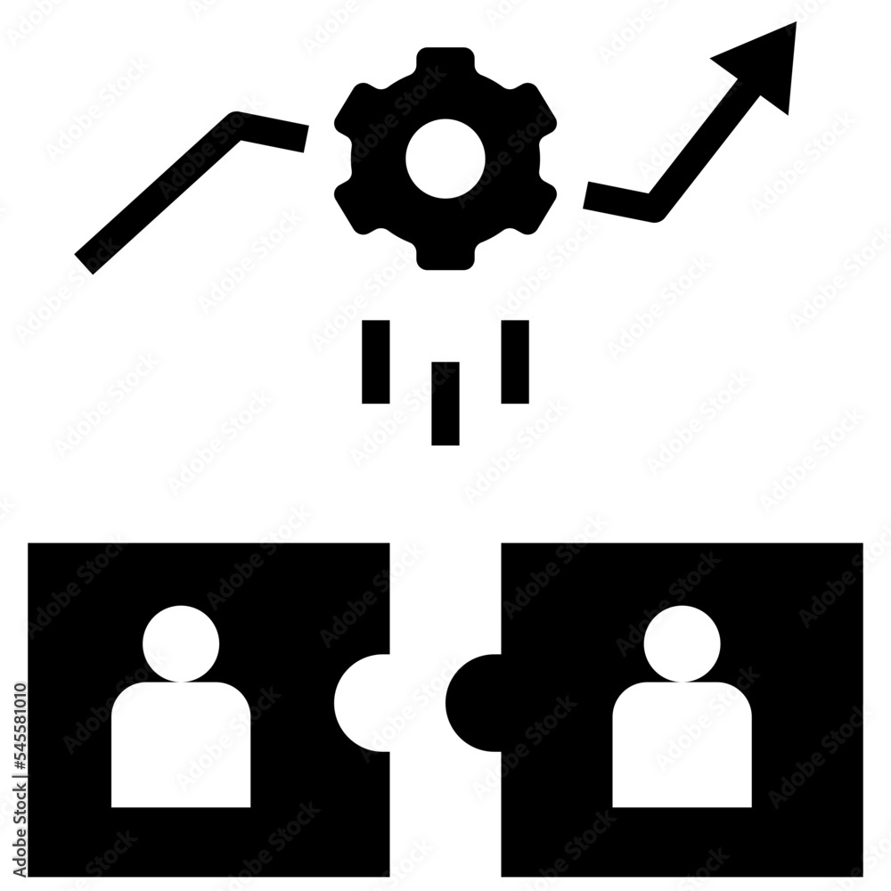 partnership glyph style icon partnership glyph style icon