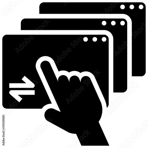 platform glyph style icon