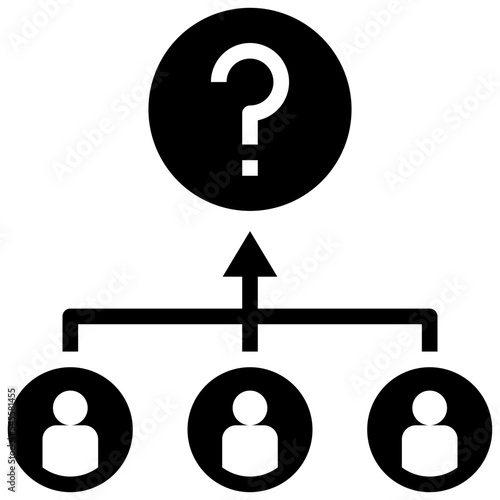 screening glyph style icon