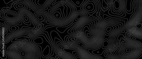 Topographic map background concept. Topo contour map. Rendering abstract illustration. Vector abstract illustration. Geography concept. paper texture design .Imitation of a geographical map . 