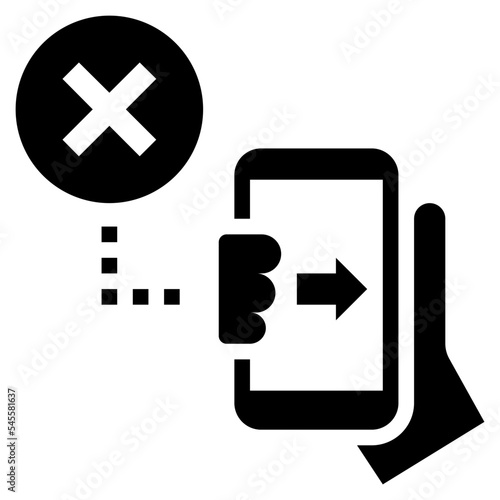 stop forwarding glyph style icon