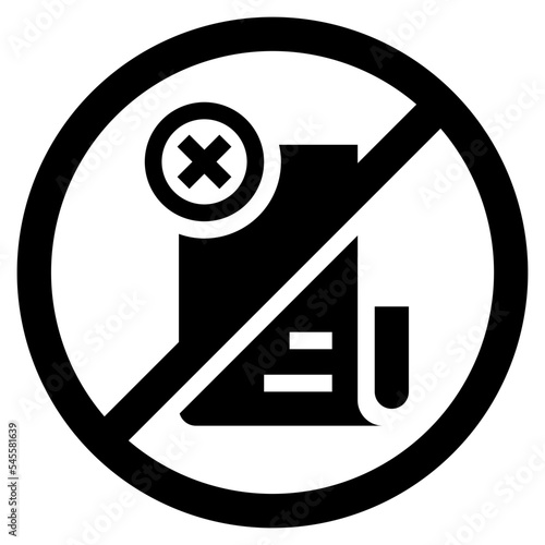 stop sharing glyph style icon
