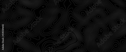Topographic map background concept. Topo contour map. Rendering abstract illustration. Vector abstract illustration. Geography concept. paper texture design .Imitation of a geographical map . 