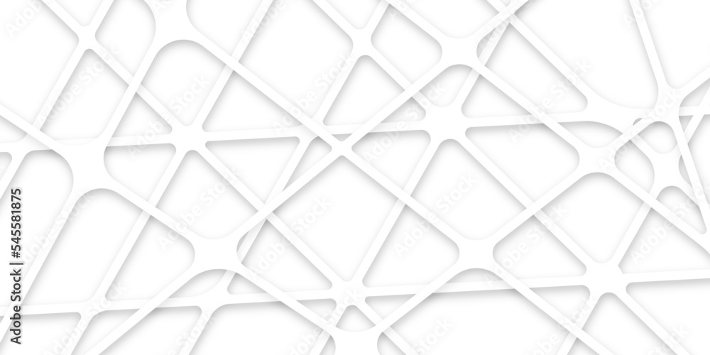 Abstract of white architectural structure pattern, Concept of future