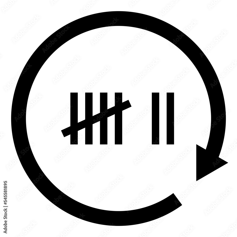 try again glyph style icon try again glyph style icon
