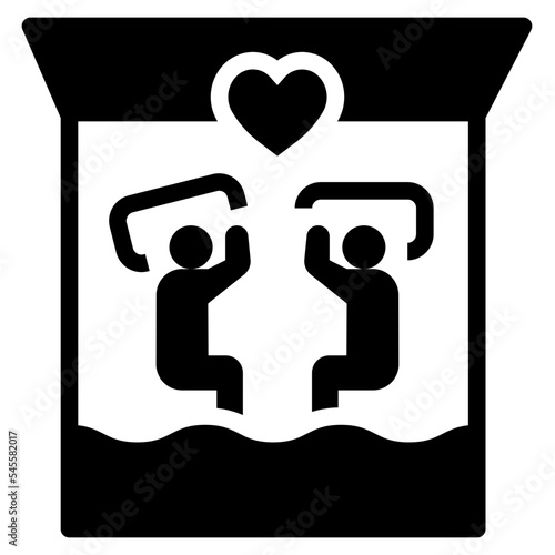 wakeup glyph style icon