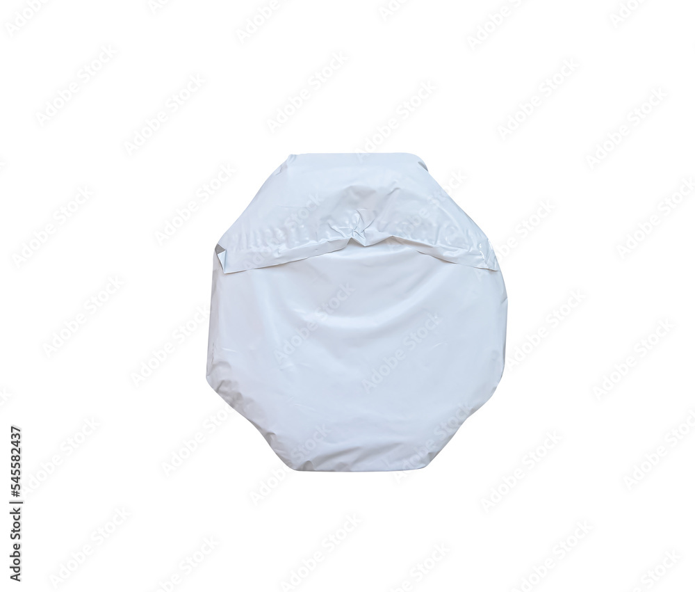 White grey envelope poly mailer parcel plastic bag packaging delivery for shipping online by postal isolated on white background , clipping path White grey envelope poly mailer parcel plastic bag packaging delivery for shipping online by postal isolated on white background , clipping path
