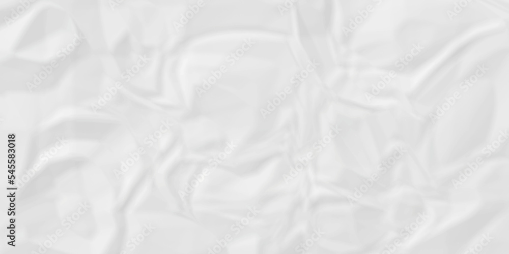 White paper crumpled texture. white fabric textured crumpled white paper background. panorama white paper texture background, crumpled pattern texture backgrund.