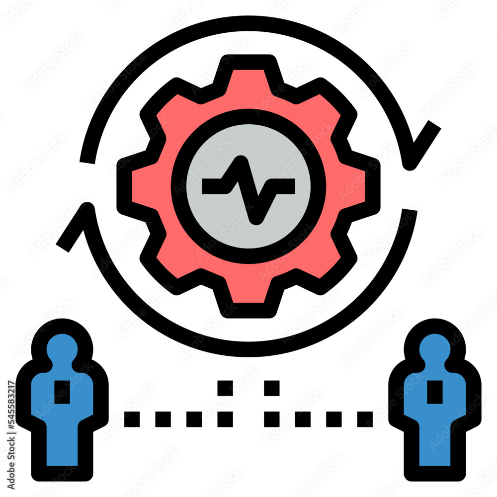 Obraz premium activity filled outline style icon