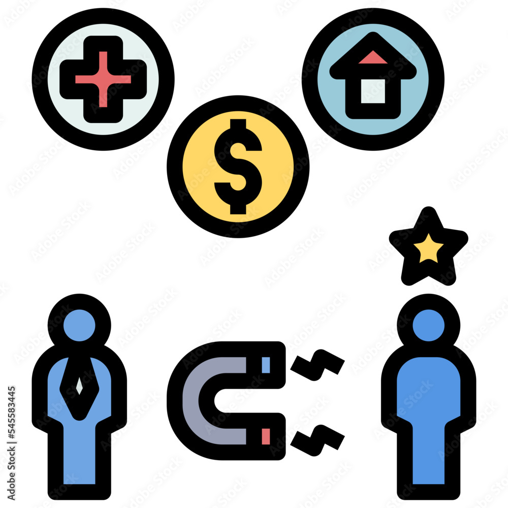 attraction filled outline style icon attraction filled outline style icon