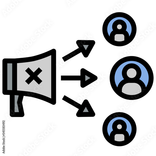bait filled outline style icon