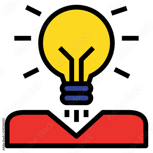creation filled outline style icon