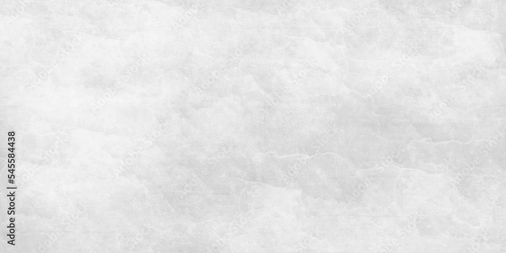 Fototapeta premium White stone marble concrete wall grunge for texture backdrop background. Old grunge textures with scratches and cracks. White painted cement wall, modern grey paint limestone texture background.