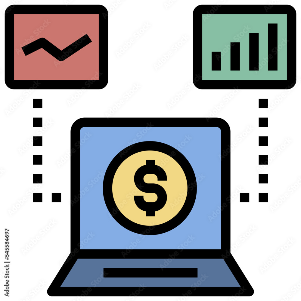 economic filled outline style icon economic filled outline style icon