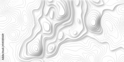Abstract background vector and topographic patter line map background. silver line topography maount map contour background, geographic grid. Abstract vector illustration.