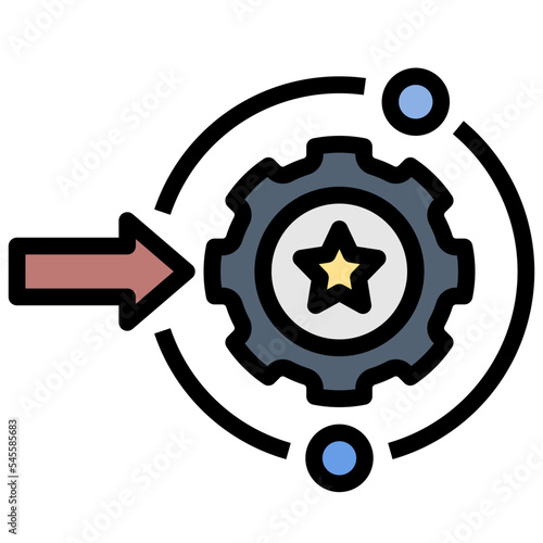 input filled outline style icon