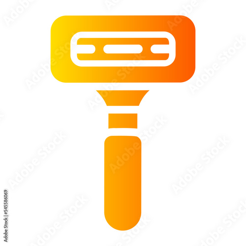 shaving razor gradient icon