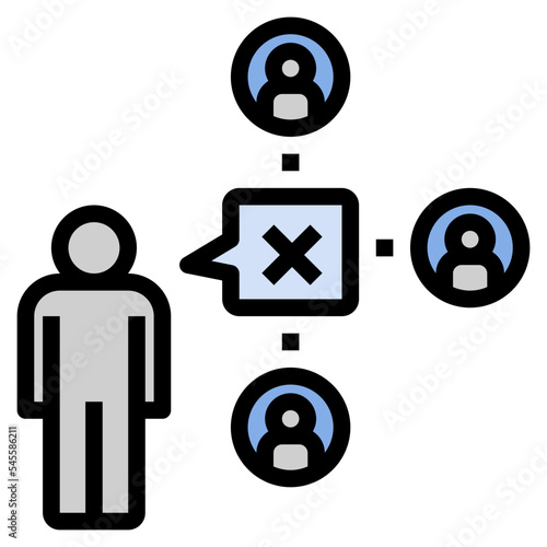 misleading filled outline style icon