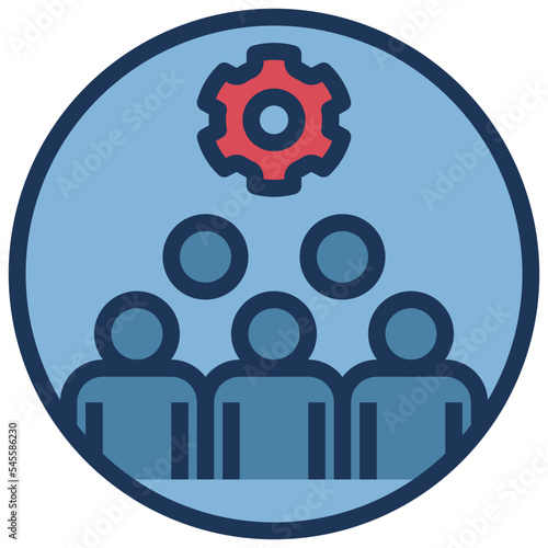 mobilizing filled outline style icon