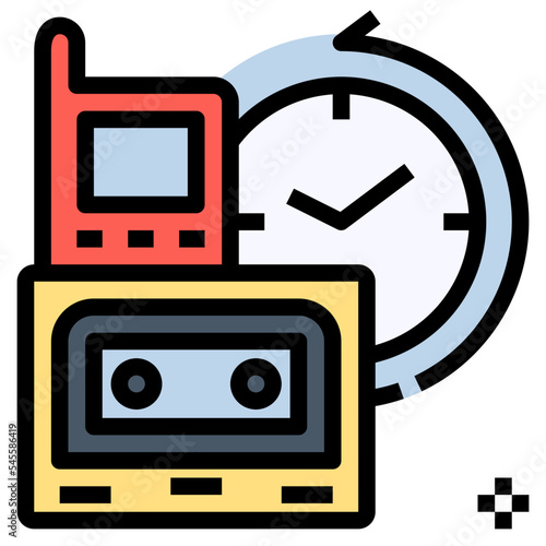 obsolete filled outline style icon