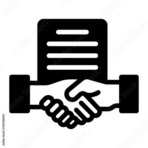 deal glyph icon