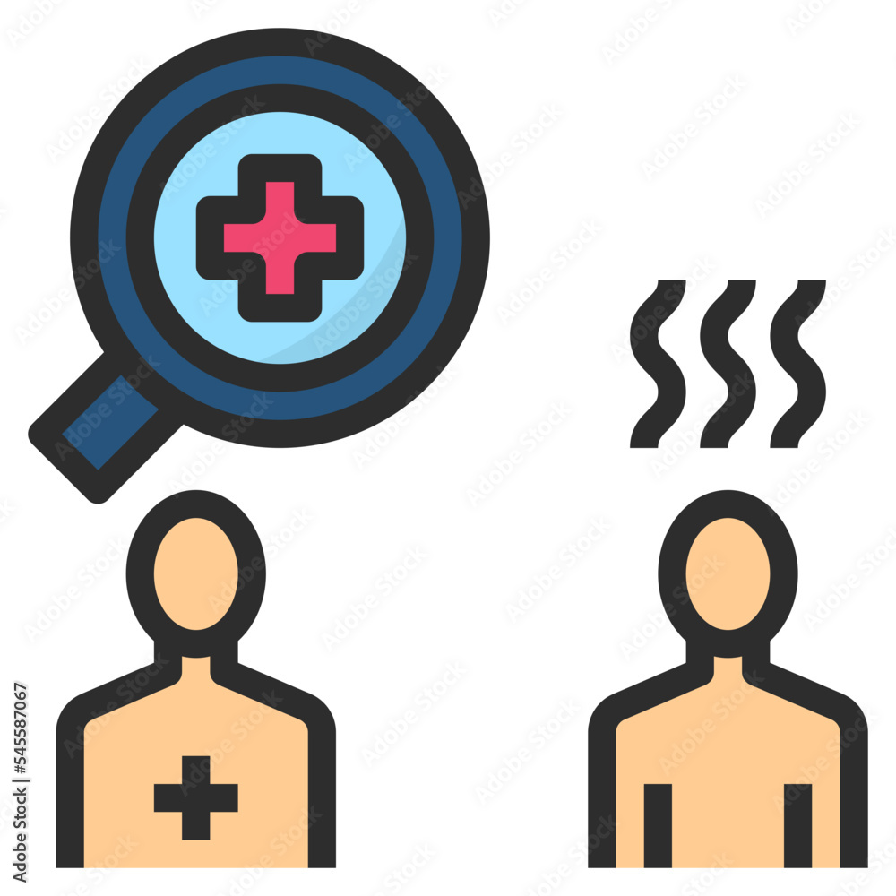 prognosis filled outline style icon prognosis filled outline style icon