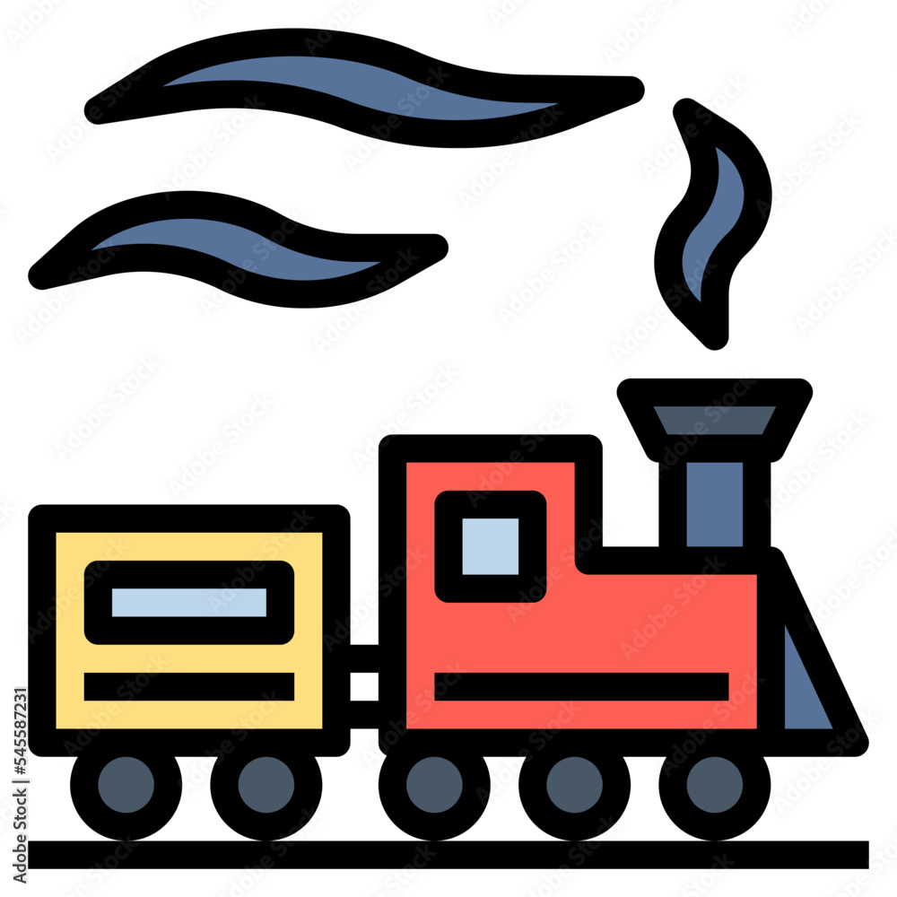 railroad filled outline style icon railroad filled outline style icon