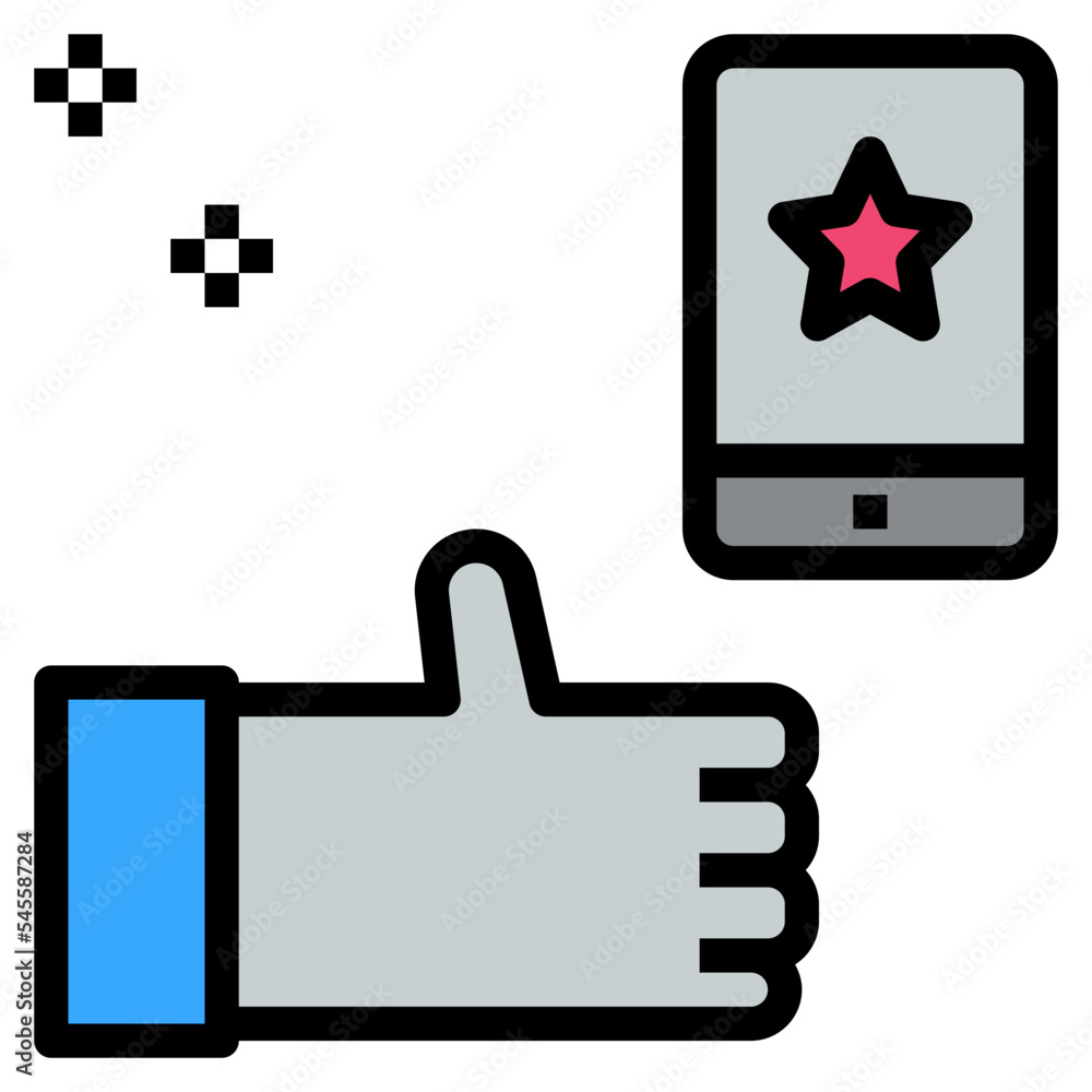 Obraz premium recommend filled outline style icon