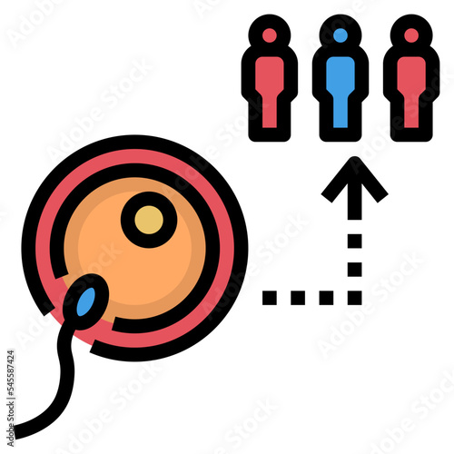 reproduction filled outline style icon