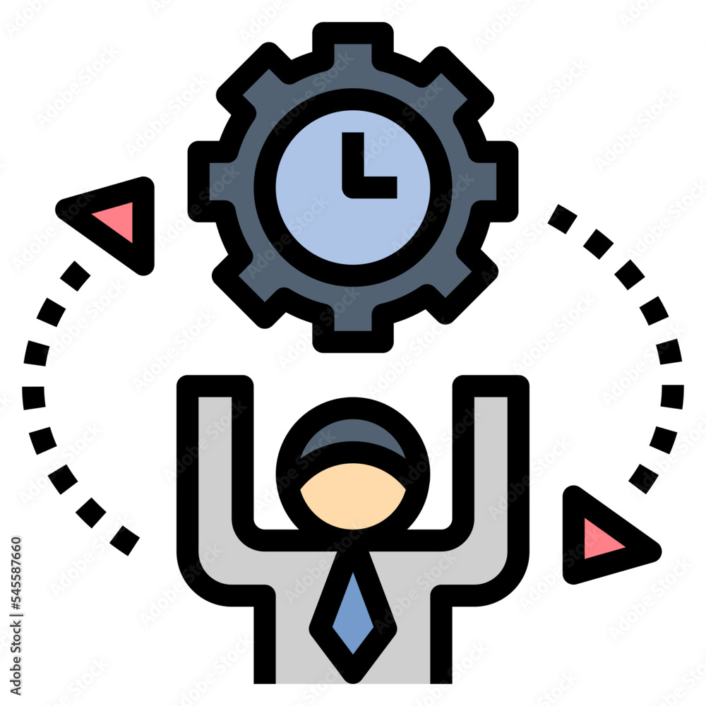 routine filled outline style icon routine filled outline style icon