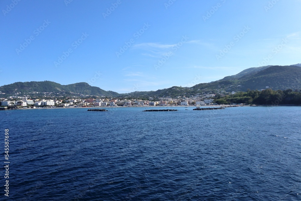 Ischia - Scorcio di Punta Molina dal traghetto Ischia - Scorcio di Punta Molina dal traghetto