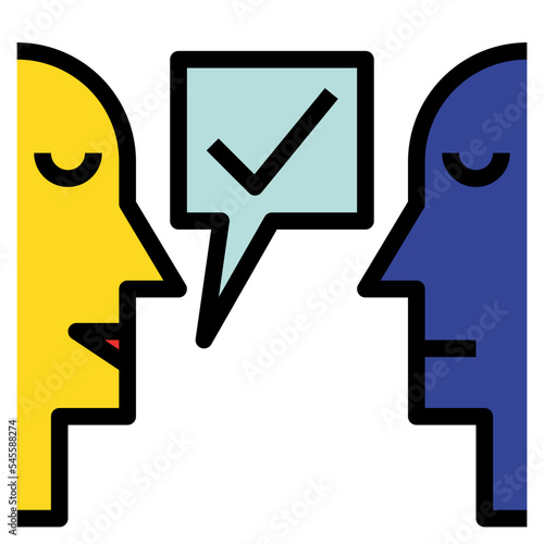 suggest filled outline style icon
