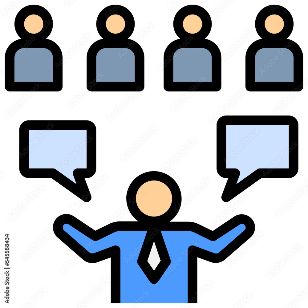 communicate filled outline style icon communicate filled outline style icon