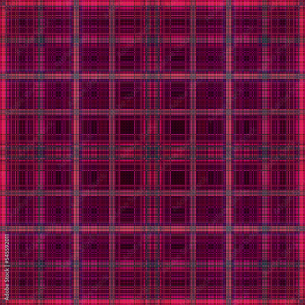 Abstract Geometric generative computational art illustration, Purple.
