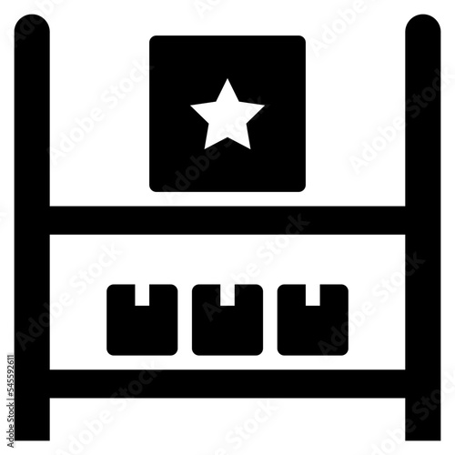 outstanding glyph style icon