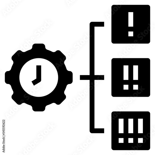 priority glyph style icon