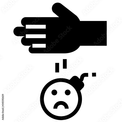 release glyph style icon