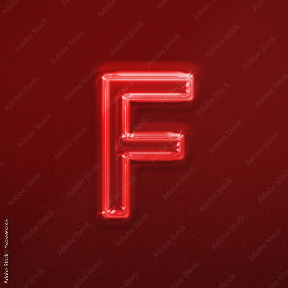 alphabet 3d color red alphabet 3d color red