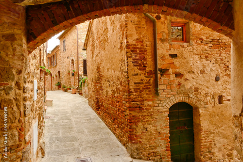 Montisi  borgo medievale in provincia di Siena. Toscana  Italy