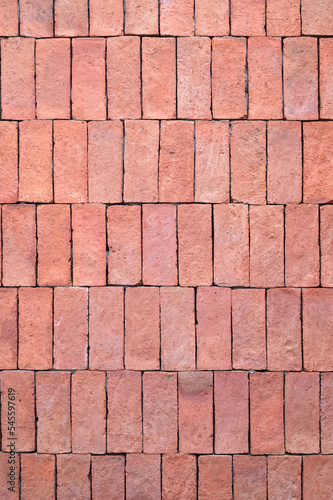 Wallpaper Mural brown brick wall textured, construction industry Torontodigital.ca