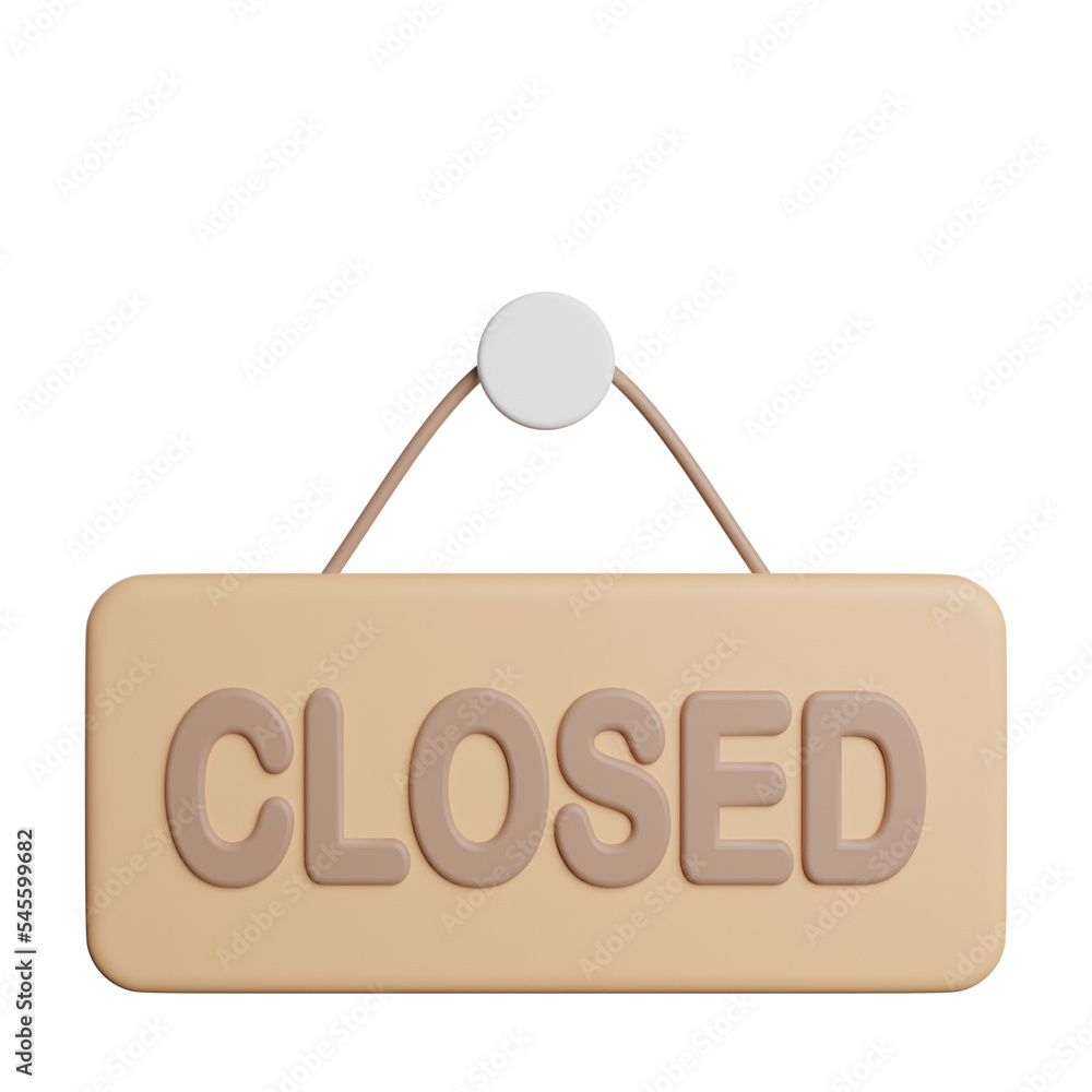 Closed Store Sign Closed Store Sign