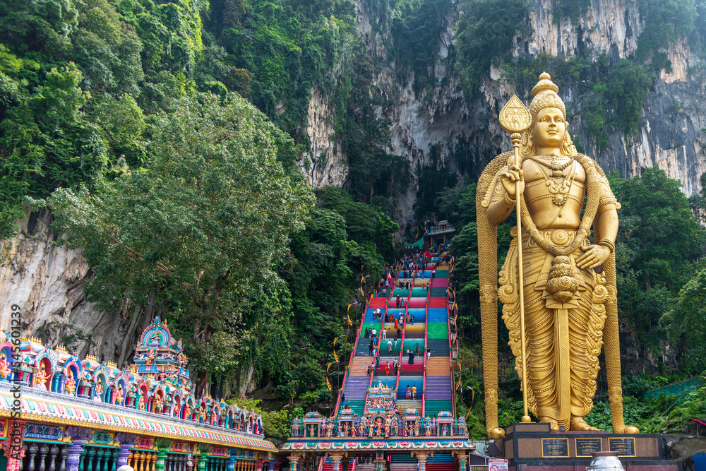 Batu caves Murugan Temple, Kuala Lumpur, Malaysia Stock Photo | Adobe Stock